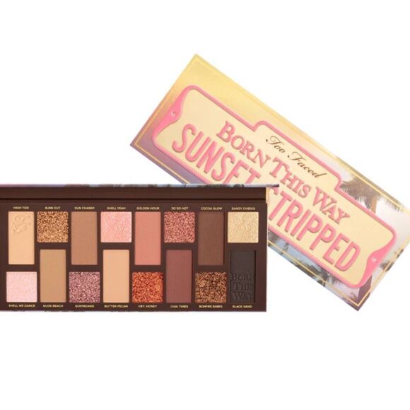BNIB~Too Faced Born This Way Sunset Stripped Eyeshadow Palette - Picture 1 of 6